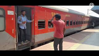 17488 VSKP-HX TIRUMULA EXPRESS ARRIVING TO ANAKAPALLE PF NO 2||  INSPECTION CAR AT END || #TIRUMULA