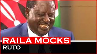 Raila Mocks Ruto With Viral Video of Kenya Kwanza Promises| News54