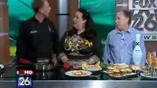 Top Chef Bill Starbuck at Fox 26 News Morning Show Kriv tv-Houston Texas