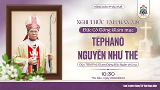 Nghi thức tại phần mộ Đức Cố TGM Têphanô Nguyễn Như Thể