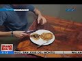 ub lalaking kumakain ng pancake habang nakalubog sa baha viral