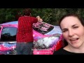 GLITTER IN THE CAR AC - Painting a Car With Nail Polish - OUTTAKES ft. Threadbanger