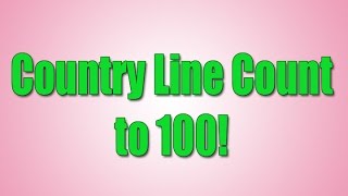 Count to 100 | Counting to 100 | Following Directions | Country Line Count | Jack Hartmann