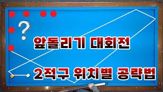 [정당법#199] 앞돌리기 대회전 위치별 두께 당점 스트록 설정법~!!!  #lpba #billiards #당구 #당구레슨 #pba