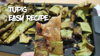 Tupig Recipe | Roasted Sweet Glutinous Rice wrap in Banana Leaves