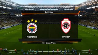 Fenerbahce vs Antwerp | 2021-22 UEFA Europa League | PES 2021