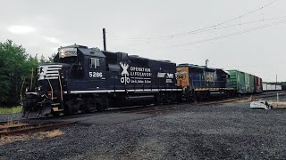 Catching 5286 at Conrail Browns Yard with an Awesome Crew on, August 28th, 2019