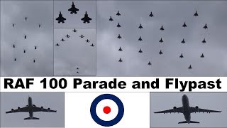 RAF 100 Parade and Flypast Highlights | 2018