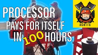 Firewood Processor Pays for Itself in 100 Hours! -E47