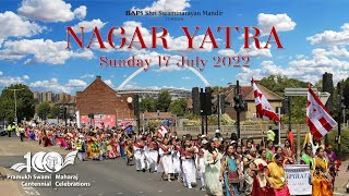 Nagar Yatra Commemorating Pramukh Swami Maharaj’s Centennial Anniversary, London, UK