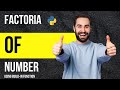 Factorial Program | Build-in function of math module |Python