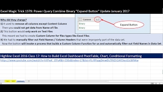 Excel Magic Trick 1379: Power Query Combine Binary \