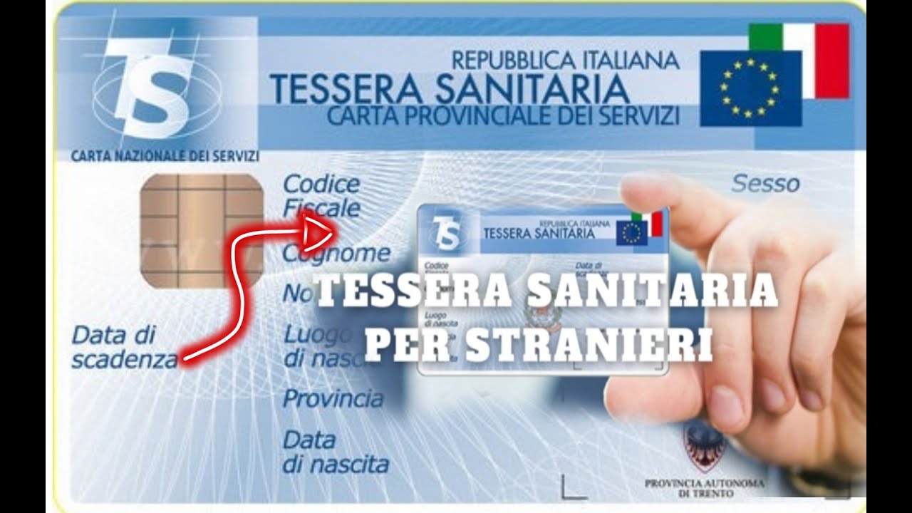 Tessera Sanitaria (per Cittadini Extracomunitari) Immigrati. - YouTube