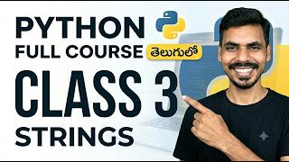 Python full course for Beginners | Part 3 | Strings | Telugu