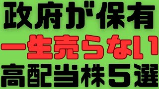 【最強銘柄】財務大臣や経済産業大臣が3割以上株を保有する日本株銘柄！これをとりあえず買っとけば間違いなし！