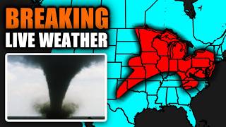 🔴 LIVE - TORNADO OUTBREAK COVERAGE - With Storm Chasers on the Ground...