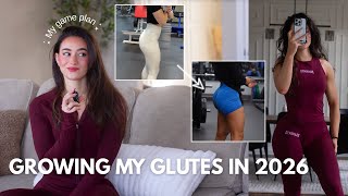 MY PLAN TO DOUBLE MY GLUTES IN 2026 | Glute workout & training plan for the winter and new year
