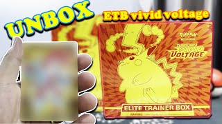 UNBOX ETB pokemon vivid voltage - แกะกล่อง etb vivid voltage กัน