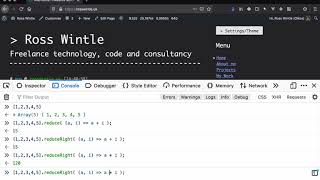 JavaScript, reduceRight() and function/operator symmetry