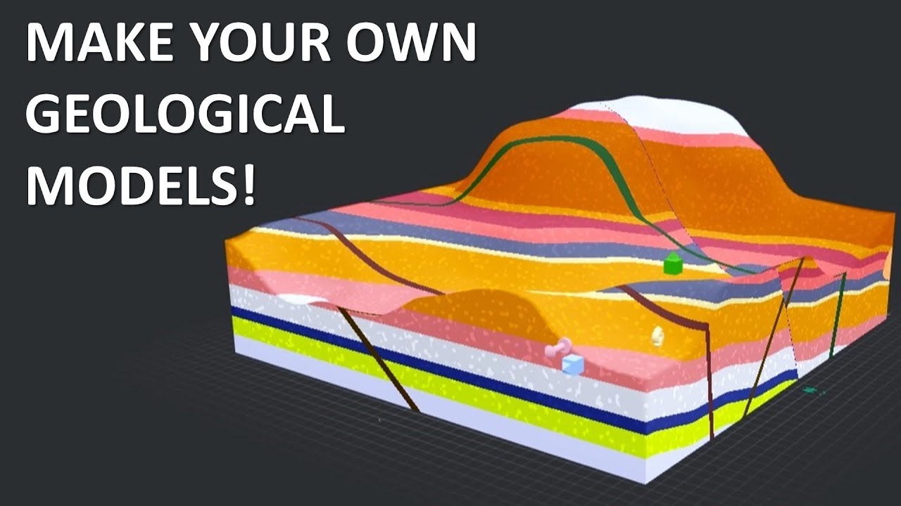 Easily Create 3D Geological Models With Free Software - YouTube