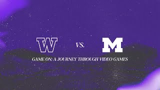 Husky Marching Band | Washington vs Michigan | Game On: A Journey Through Video Games