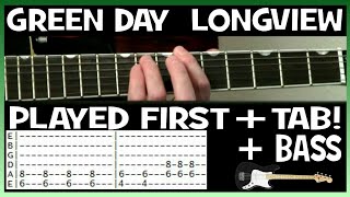 Green Day Longview Guitar Chords Lesson & Tab Tutorial + Bass