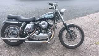 1970 Harley Davidson Sportster 1000cc XLCH Kick and Electric Start. Ref:1298