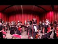 arcadia high school 2021 fall concert premier orchestra on stage 360 video