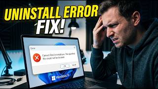 How to Remove Programs When Uninstall.exe Is Missing (Windows 11 Fix)