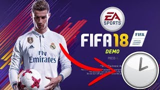 CAN YOU GET THE DEMO EARLY?? FIFA 18 DEMO RELEASE TIME!