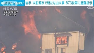 岩手・大船渡市で新たな山火事　873世帯に避難指示(2025年2月26日)