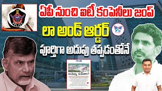 ఏపీ నుంచి ఐటీ కంపెనీలు జంప్..| IT Companies move to Chennai of TDP Anarchism in AP | Myra Media