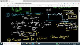 FIR filter design using Engineering design principles with MATLAB