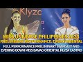 Davao Oriental Klyza Castro Preliminary Swimsuit and Evening Gown Miss Universe Philippines 2023