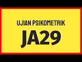 Ujian Psikometrik Penolong Pegawai Perancang Bandar dan Desa Gred JA29