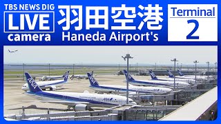 【ライブ】羽田空港 第2ターミナル 現在の様子は？Haneda Airport's Terminal 2| TBS NEWS DIG
