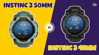 Garmin Instinct 3 50 mm vs Garmin Instinct 3 45 mm