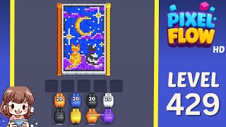 Pixel Flow Level 429 Solution Walkthrough