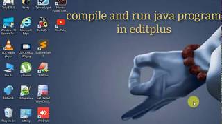 compile and run java program in editplus | java programming | Basics | working with editplus