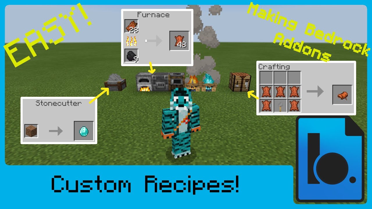 How To Make Custom Crafting Recipes In Minecraft Bedrock With Commands