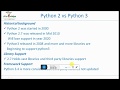 Differences Between Python 2 and Python 3