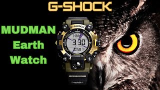 Casio G-SHOCK MUDMAN Earth Watch GW-9501KJ-8JR - Best MUDMAN Design!