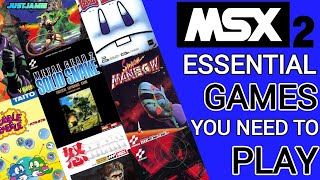 The Best MSX2 Games That You Must Play #retrocomputing #msx #msx2