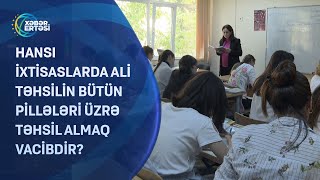 Hansı ixtisaslarda ali təhsilin bütün pillələri üzrə təhsil almaq vacibdir?