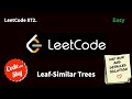 872. Leaf-Similar Trees || Leetcode || C++ || Hindi