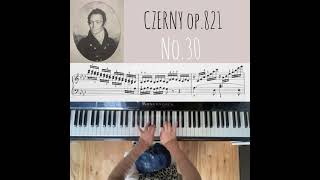 【CZERNY Op.821 No.30】ツェルニー 8小節の練習曲 第30番