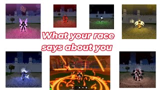 Blox Fruit l What your race says about you l UPDATE 24