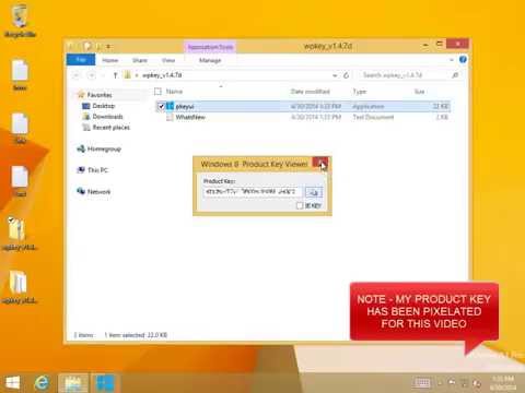 Windows 8 and 8.1 - Finding Your Product Key Windows 8 and 8.1 - Finding Your Product Key