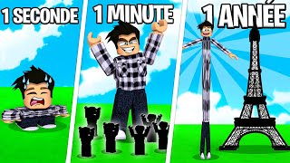 Roblox mais PLUS GRAND CHAQUE SECONDE (But You Get Taller Every Second)