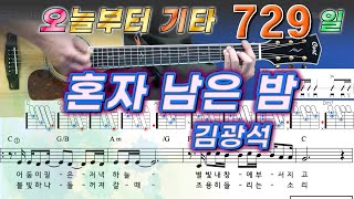 [오늘부터 기타] 729. 혼자 남은 밤 - 김광석